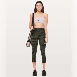 Lululemon | Align Il Crop Leggings | Heritage 365 Camo Green Twill Multi